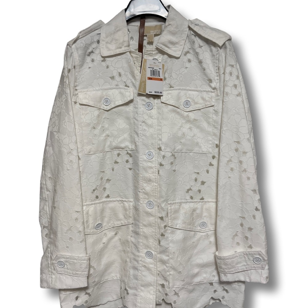 New Women’s Michael Kors floral pattern jacket Sz. Small